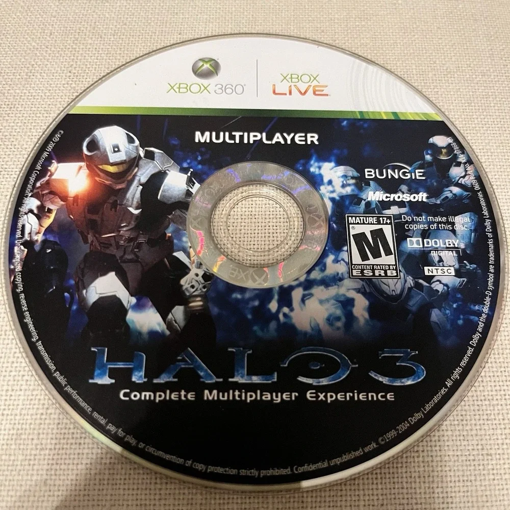 Halo 3 Xbox 360 2007 Video Game Disc Only